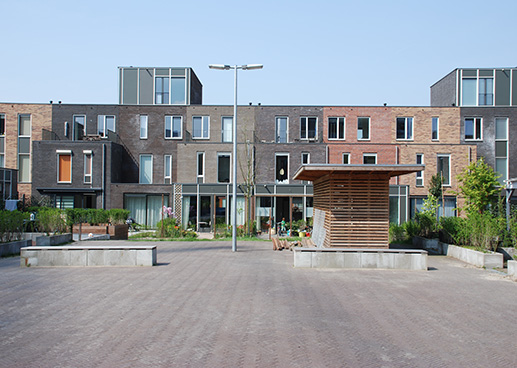 binnenhof op parkeerkelder