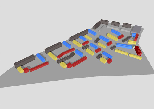 Stedenbouwkundig stempelplan, Galis kleur blauw