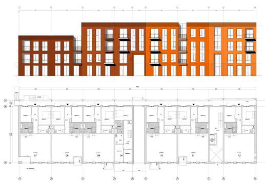 Gevel Kattensingel en plg 1e verdieping