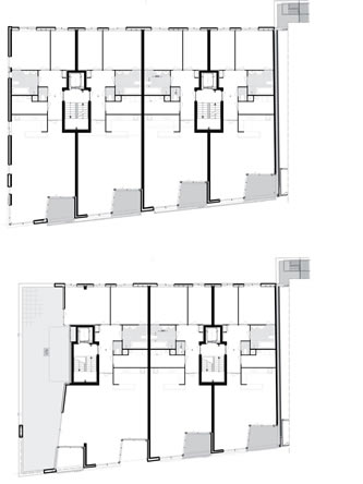 plattegronden verdieping - penthouse